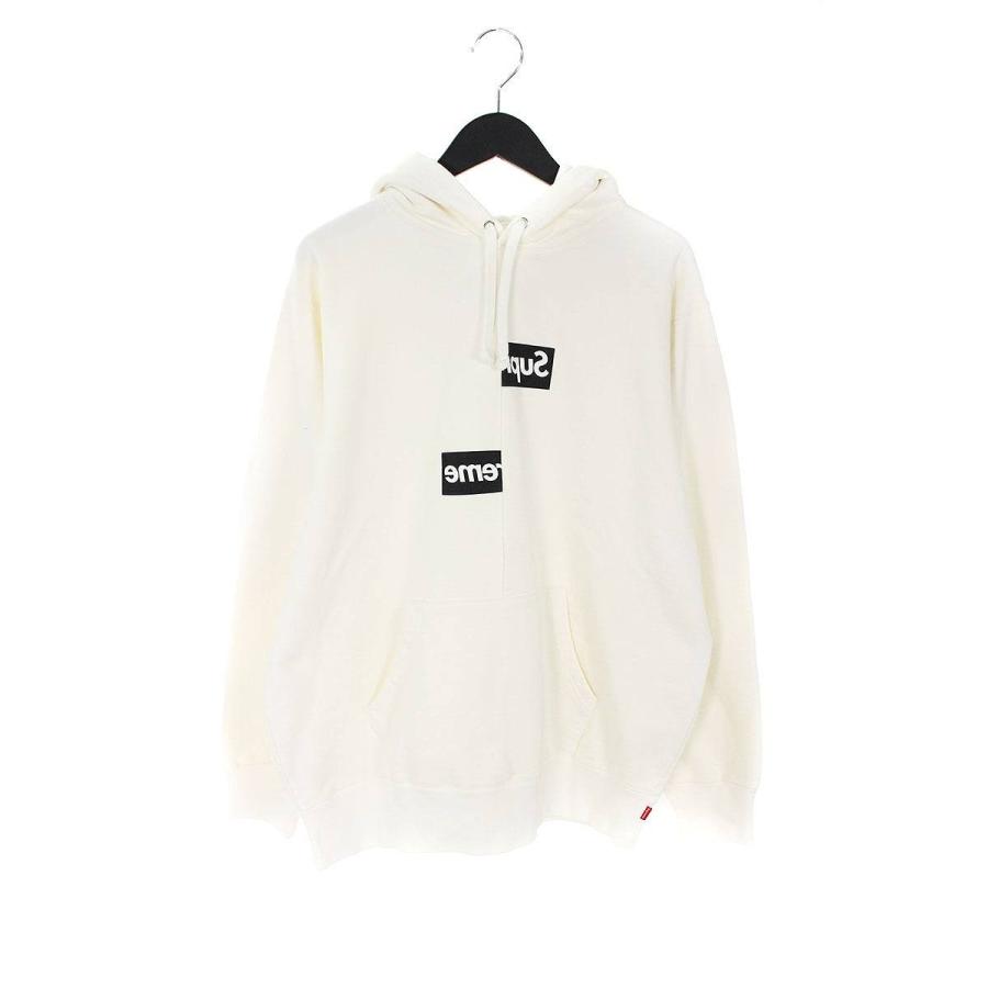 シュプリーム Supreme コムデギャルソンシャツ 18aw スプリットボックスロゴパーカー Sb01 中古 Andwaffles Com