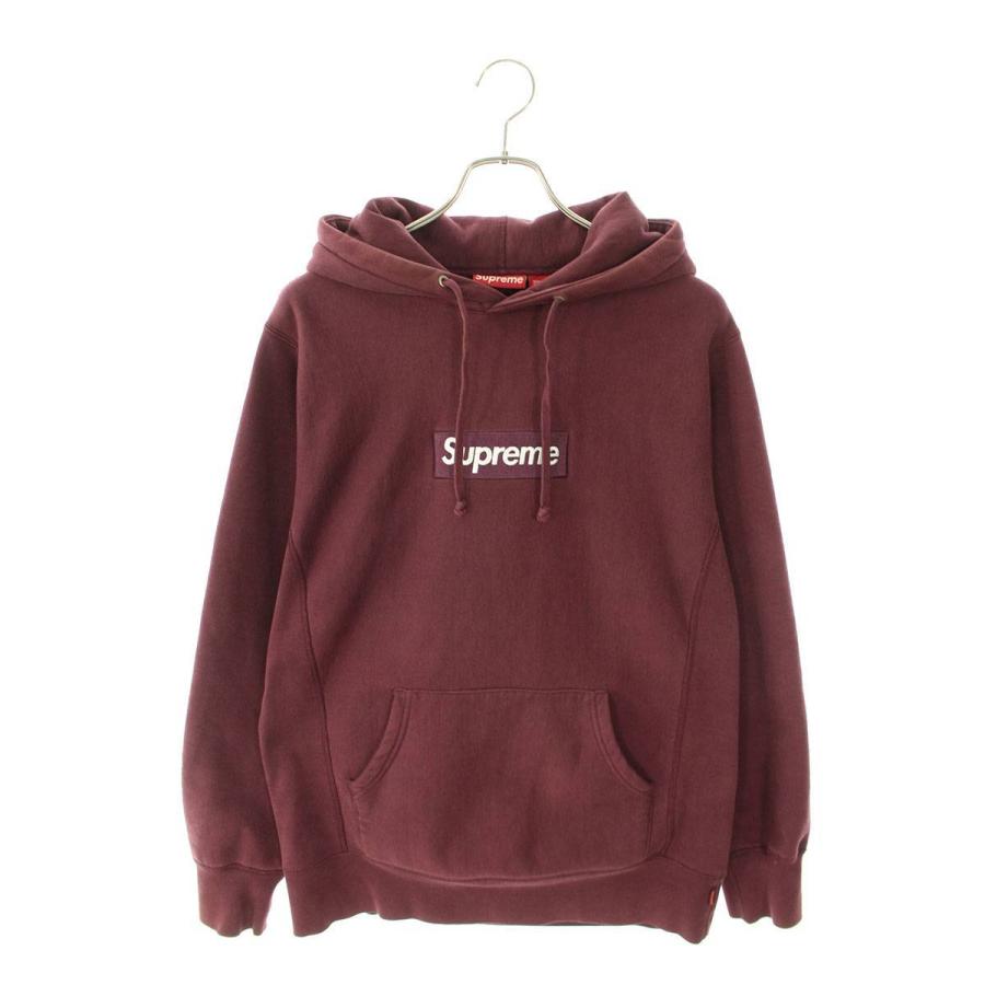 シュプリーム SUPREME 11AW Box Logo Pullover サイズ:M ボックスロゴプルオーバーパーカー 中古 OM10｜rinkan