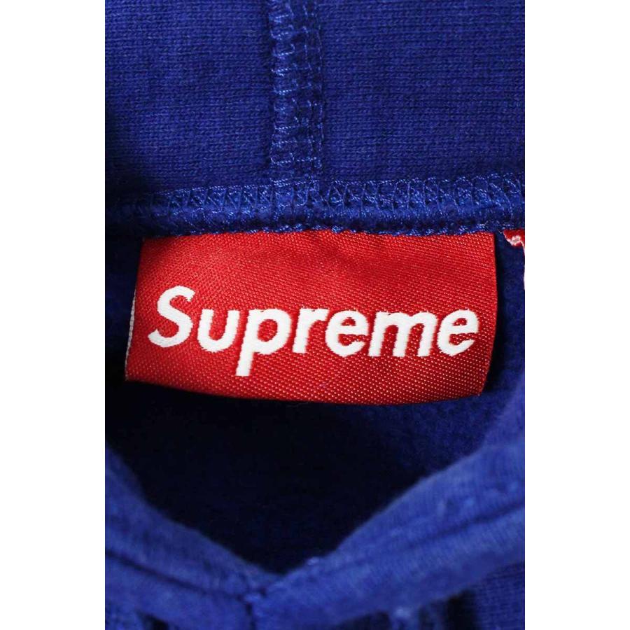 シュプリーム SUPREME 08AW Box Logo Pullover Royal サイズ:M ボックスロゴプルオーバーロイヤルパーカー 中古 SB01｜rinkan｜03