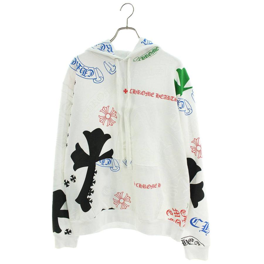 クロムハーツ CHROME HEARTS stencil hoodie サイズM 810810.co.jp