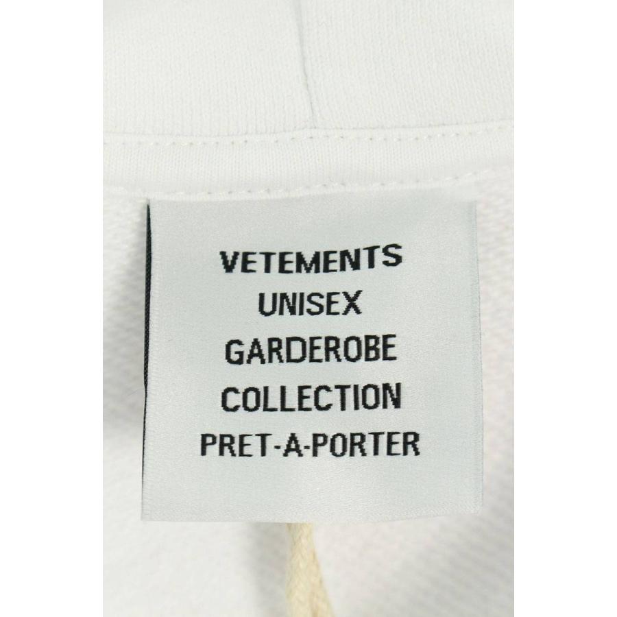 VETEMENTS（ヴェトモン） パーカー 23AW サイズ:M ロゴエンブロイ 
