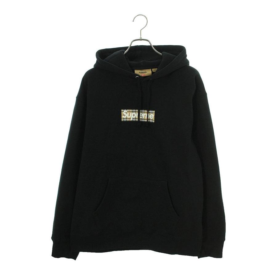 シュプリーム バーバリー パーカー Burberry Box Logo Hooded 