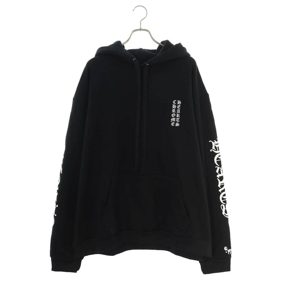 クロムハーツ サイズ:XXL  SWTSHRT PLVR 1988オンライン限定袖ロゴプリントプルオーバーパーカー 中古 SJ02 CHROME HEARTS（クロムハーツ） サイズ:XXL SWTSHRT PLVR 1988