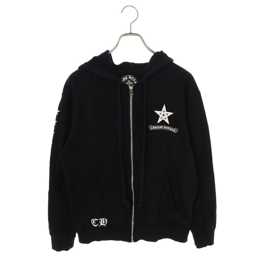 クロムハーツ パーカー SWTSHRT HD ZIP サイズ:S バックスタープリント 