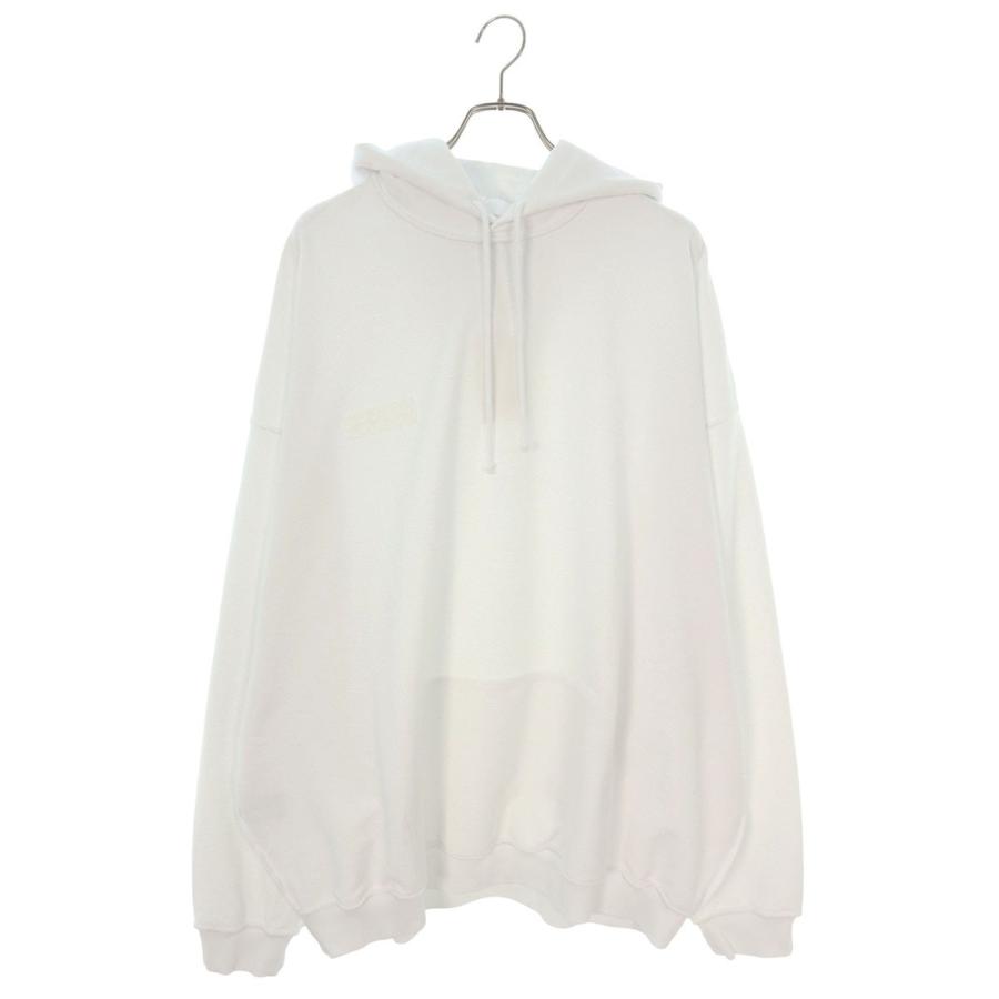 ヴェトモン サイズ:M  24AW  UA65HD107W インサイドアウトレーベルパーカー 新古品 SB01 ヴェトモン 24AW UA65HD107W インサイドアウトレーベルパーカー メンズ