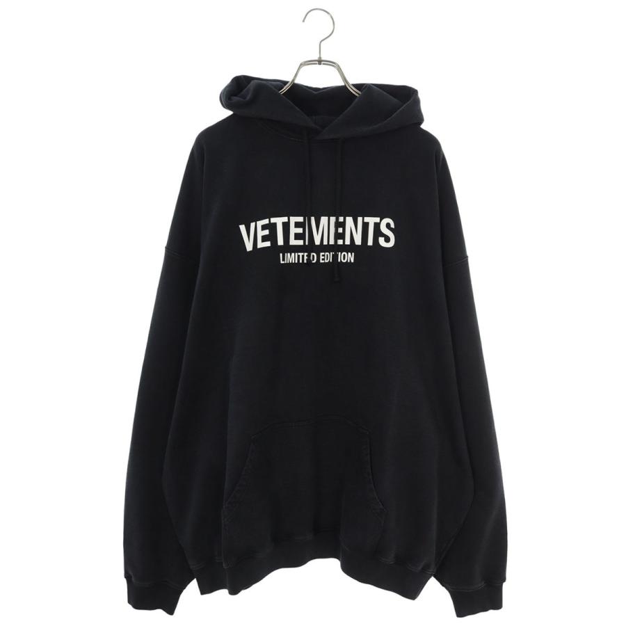 ヴェトモン 24AW UA65HD250L サイズ:L リミテッドエディションロゴパーカー 新古品 BS55 VETEMENTS（ヴェトモン） 24AW UA65HD250L サイズ:L リミテッド