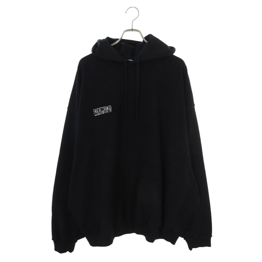 ヴェトモン サイズ:L  24AW  UA65HD107B インサイドアウトレーベルパーカー 新古品 SS13 VETEMENTS（ヴェトモン） 24AW UA65HD107B サイズ:L インサイドアウト