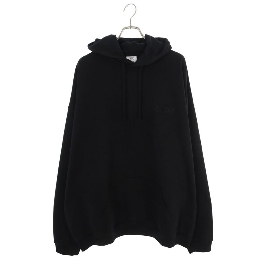 ヴェトモン サイズ:XL 24AW UA65HD100B エンブロイダリートーナルロゴパーカー 新古品 BS55 VETEMENTS（ヴェトモン） サイズ:XL 24AW UA65HD100B エンブロイダリー