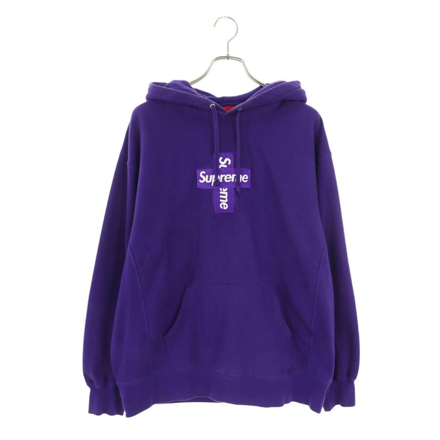 Supreme シュプリーム パーカー 20AW サイズ:L クロスボックスロゴ 