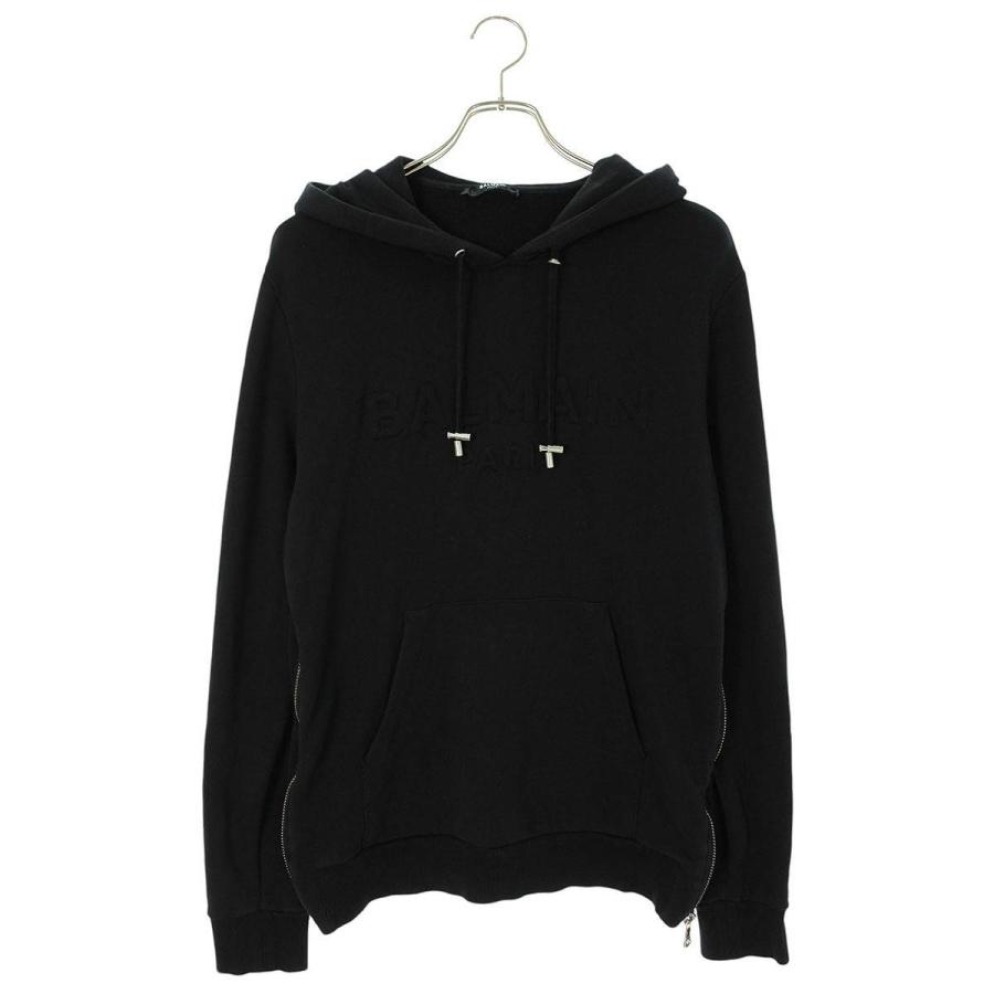 バルマン BALMAIN 36421335 サイズ:S エンボスロゴサイドジップ 