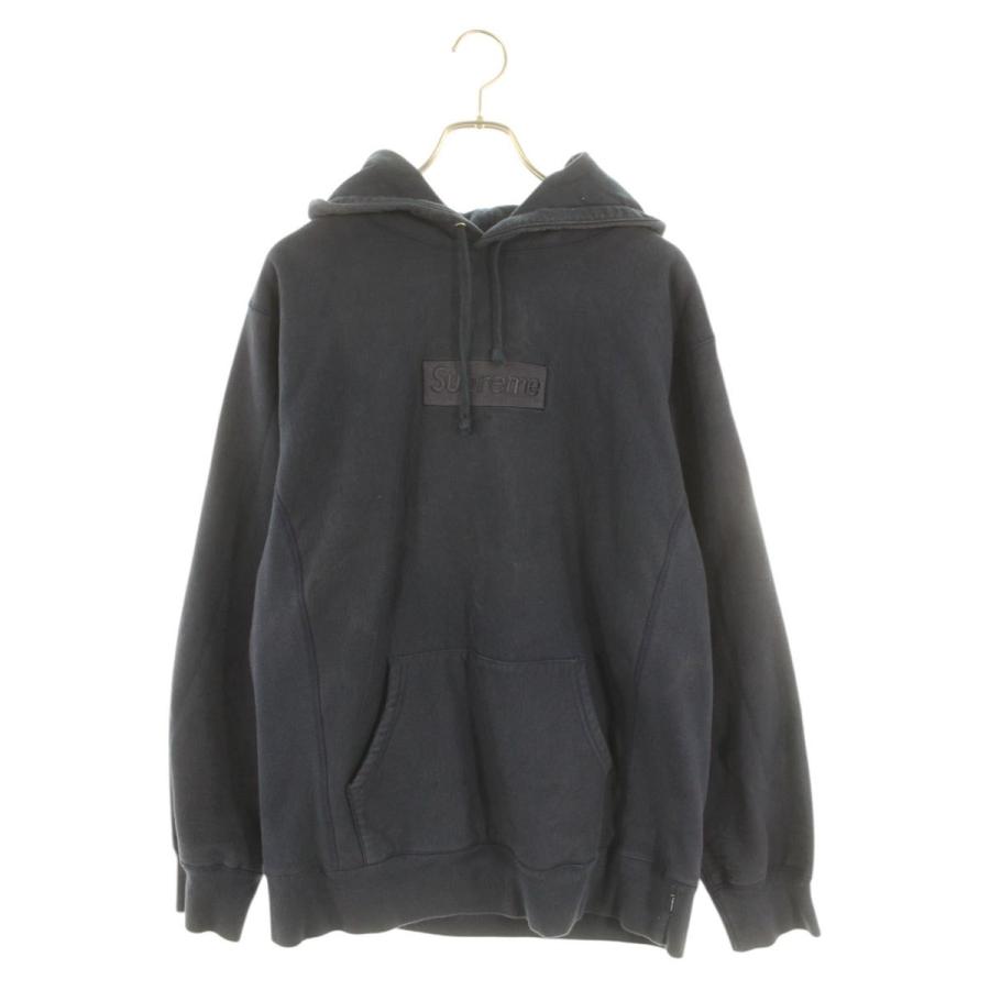 シュプリーム サイズ:XL  14AW  Tonal Box Logo Pullover ボックスロゴプルオーバーパーカー 中古 SB01 Supreme（シュプリーム） パーカー サイズ:XL 14AW Tonal Box Logo