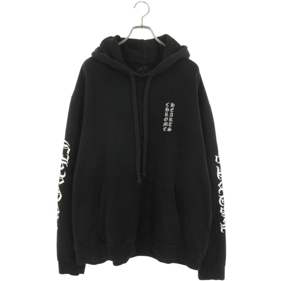 クロムハーツ サイズ:L SWTSHRT PLVR アームロゴプリントプルオーバーパーカー 中古 SS13 CHROME HEARTS（クロムハーツ） サイズ:L SWTSHRT PLV アームロゴ