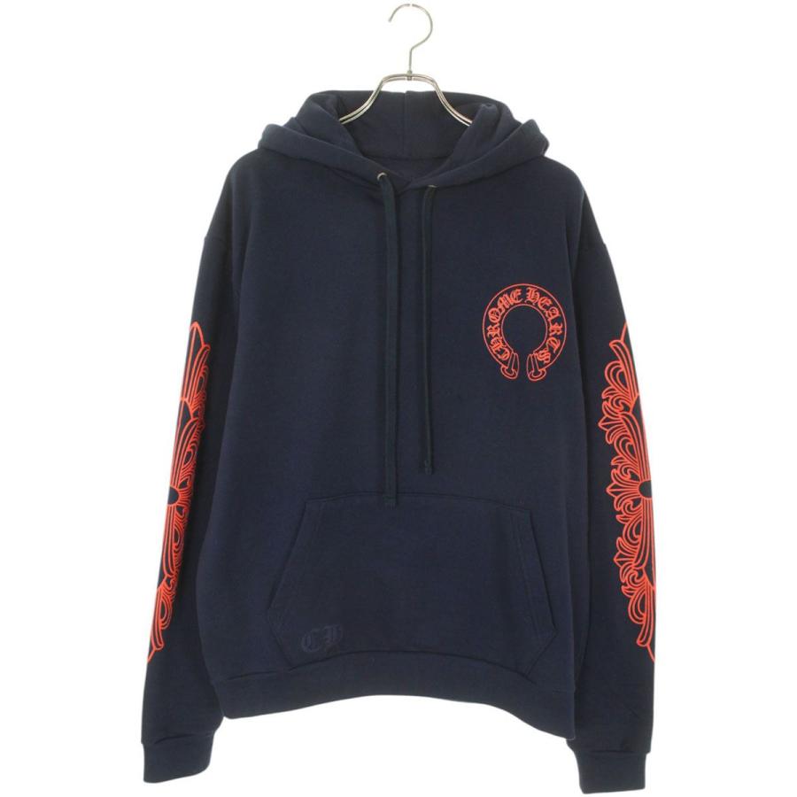 CHROME HEARTS クロムハーツ サイズ:S SWTSHRT PLV 袖フローラルバック 