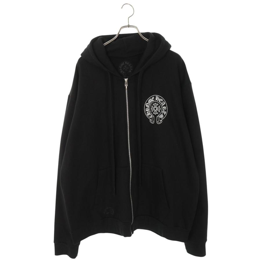CHROME HEARTS フード付きパーカー ネイビー Lサイズ CHROME HEARTS フード付きパーカー ネイビー XL