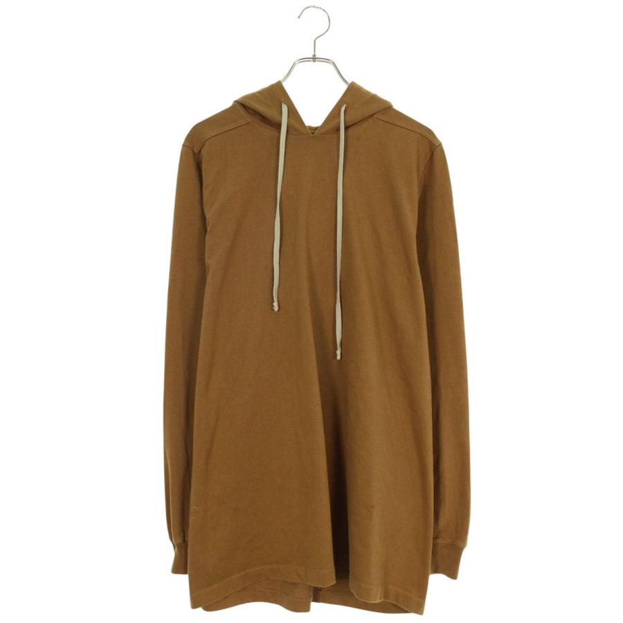 リックオウエンス サイズ:S  20AW  RU02A5285-BA カットソーフーデッドパーカー 中古 SB01 Rick Owens（リック・オウエンス） パーカー サイズ:S 20AW RU02A5285