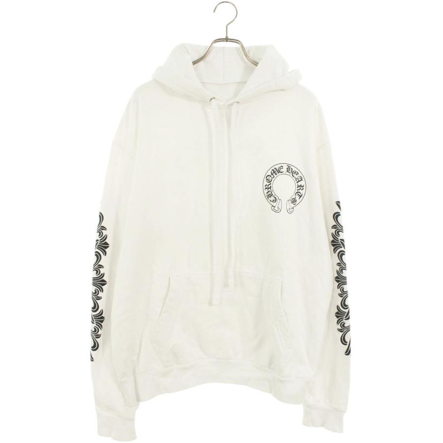 クロムハーツ SWTSHRT PLV 袖フローラルバックホースシュープリント