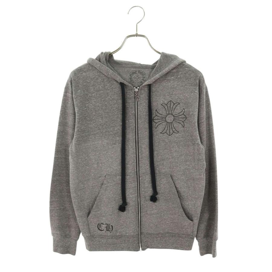 クロムハーツ パーカー サイズ:XXL SWTSHRT PLV 袖英字プリントプル