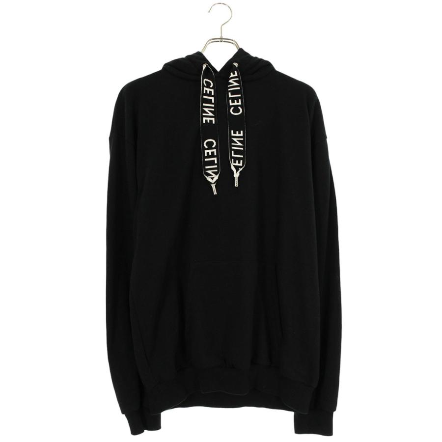 セリーヌ CELINE by 2Y468052H ロゴドローコード パーカー M