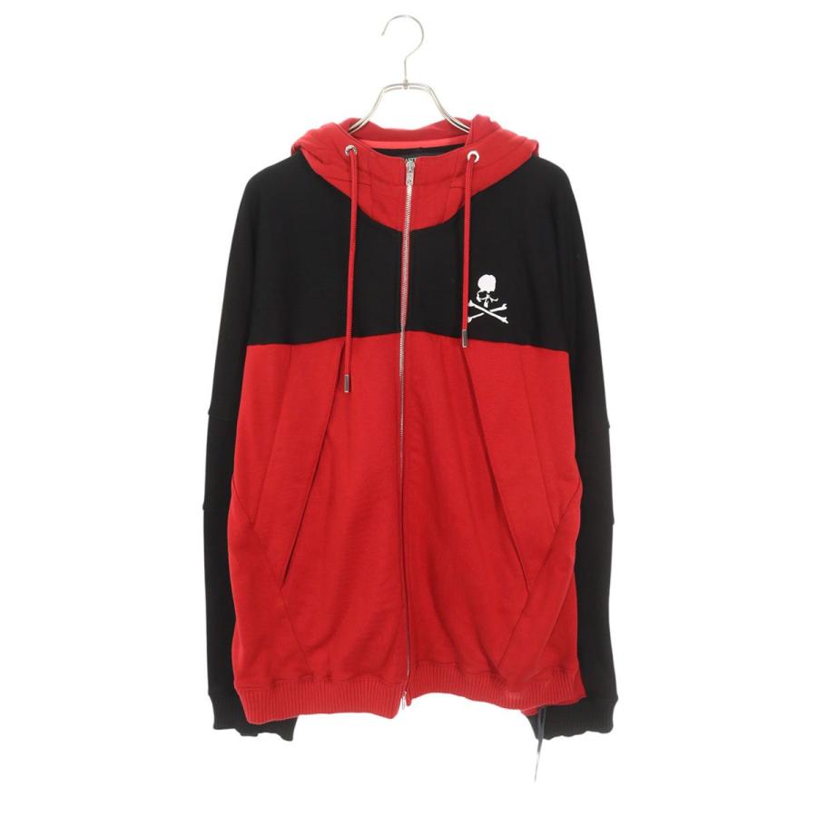 マスターマインド サイズ:M  MW21S07-SW022-010 スカルロゴジップアップパーカー 中古 BS99 マスターマインド サイズ:M MW21S07-SW022-010 スカルロゴジップアップ