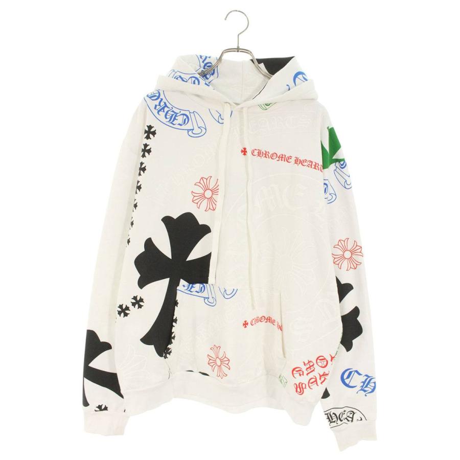 CHROME HEARTS（クロムハーツ） パーカー サイズ:L STENCIL HOODIE 