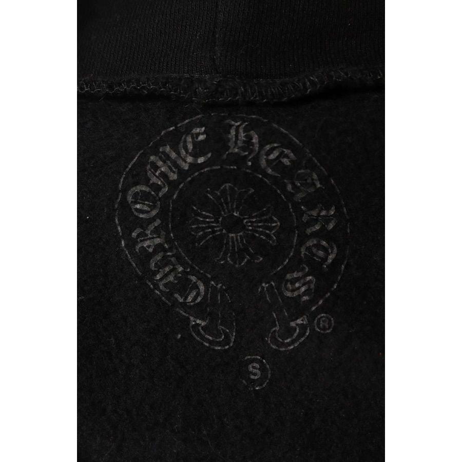CHROME HEARTS（クロムハーツ） パーカー サイズ:S BELLA刺繍袖レザー