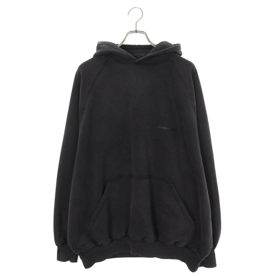 バレンシアガ サイズ:3  22AW  697879 TMVH2 テーピングロゴオーバーサイズパーカー 中古 OM10 BALENCIAGA（バレンシアガ） サイズ:1 697879 TMVH2 テーピングロゴ