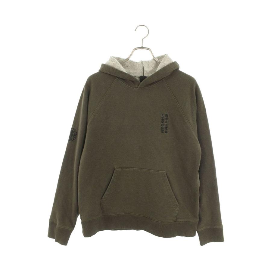 クロムハーツ サイズ:L  Y NOT HD PLVR 2TONED VNTG ダガー刺繍プルオーバーパーカー 中古 SS07 CHROME HEARTS（クロムハーツ） パーカー サイズ:S Y NOT ヴァイン