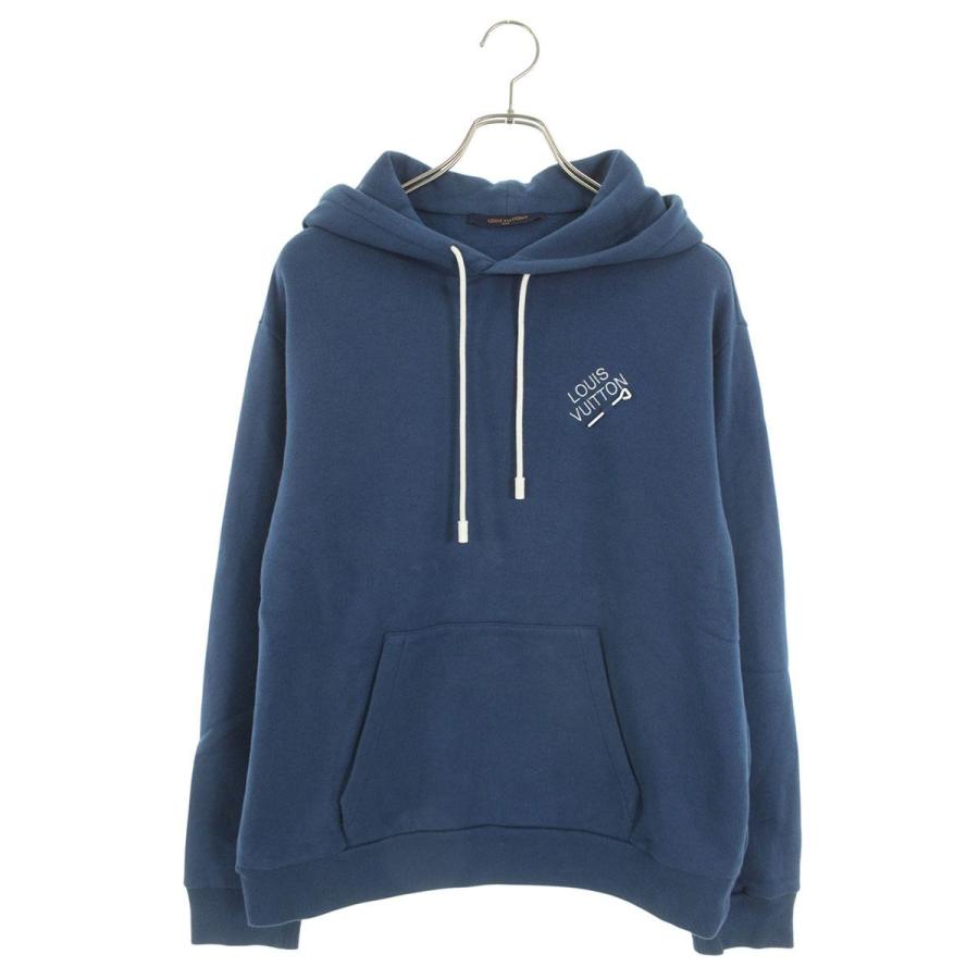 ルイヴィトン  RM232Q IHN HNY56W シグネイチャーロゴ刺繍パーカー メンズ L※8/17～22 発送・問い合わせ遅延 LOUIS VUITTON（ルイ・ヴィトン） パーカー サイズ:L 23AW RM232Q IHN