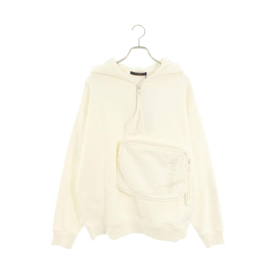 ルイヴィトン  19AW  RM192M KVR HHY10W 3D パッチポケット ハーフジップパーカー メンズ L LOUIS VUITTON（ルイ・ヴィトン） パーカー サイズ:L 19AW RM192M KVR