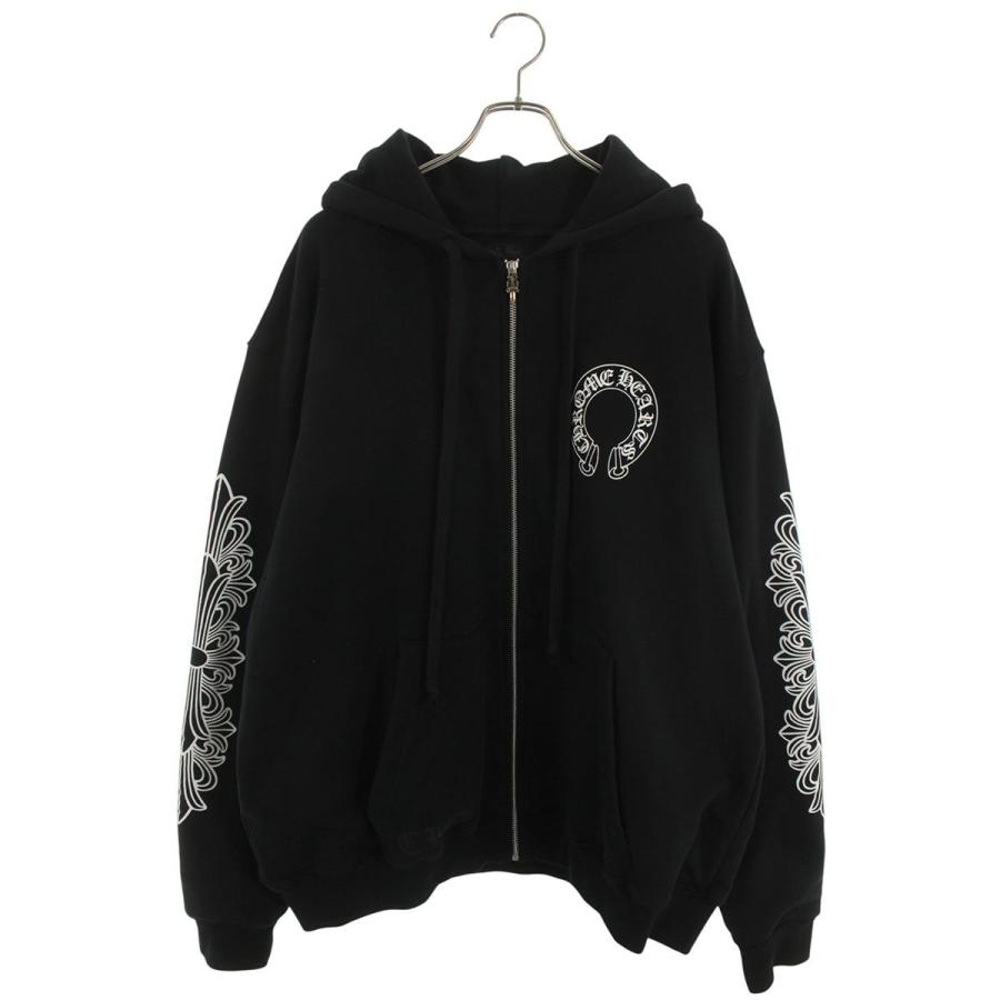 CHROME HEARTS（クロムハーツ） パーカー サイズ:XL THRML HD ZIP 裏地