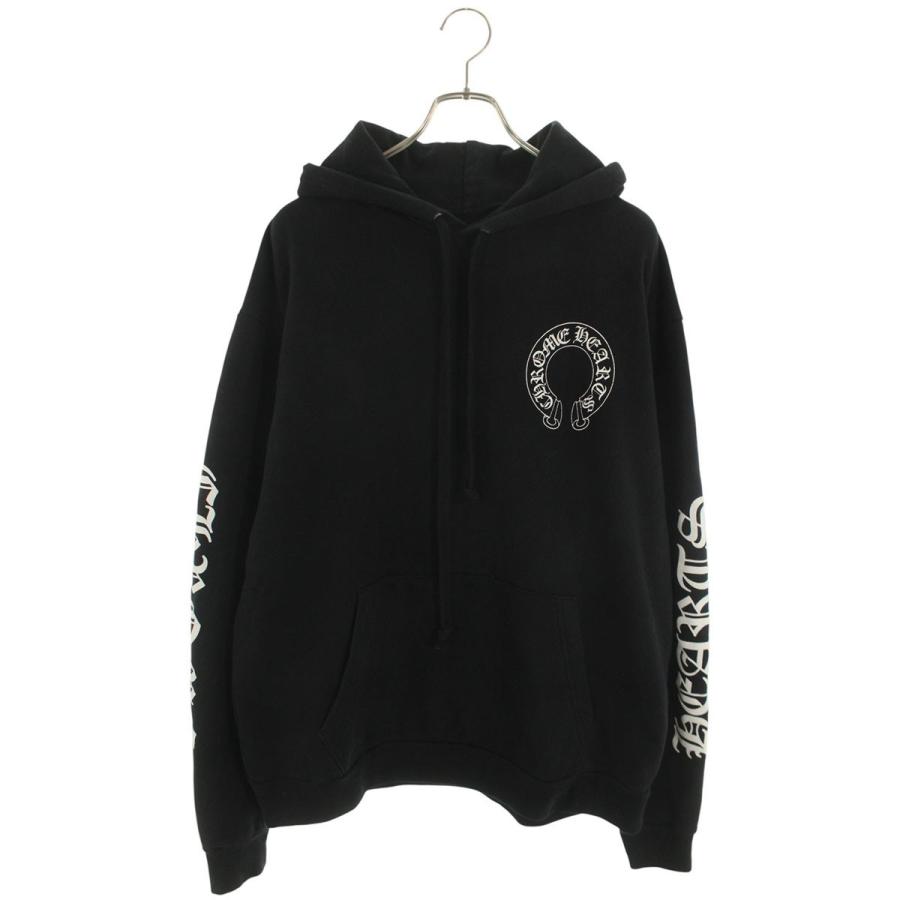 クロムハーツ サイズ:M（JVP）  SWTSHRT PLVR MATTY BOY バックホースシュープリントパーカー 中古 SS07 CHROME HEARTS（クロムハーツ） サイズ:M SWTSHRT PLVR MATTY BOY
