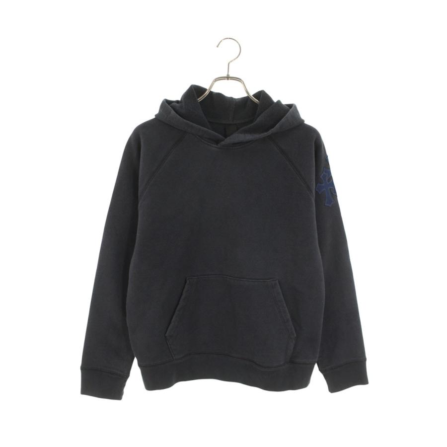 クロムハーツ  HD PLVR GYN U PAPER JAM ラベル付きクロスパッチプルオーバーパーカー メンズ S CHROME HEARTS（クロムハーツ） サイズ:S Y NOT HD PLVR GYN U PAPER