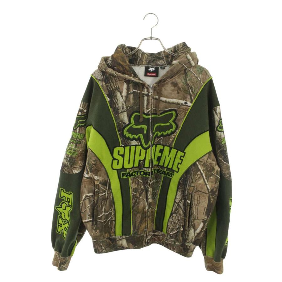 supreme FOX Racing Sweatshirt L パーカー Supreme®/Fox Racing® Zip Up Hooded Sweatshirt - Supreme