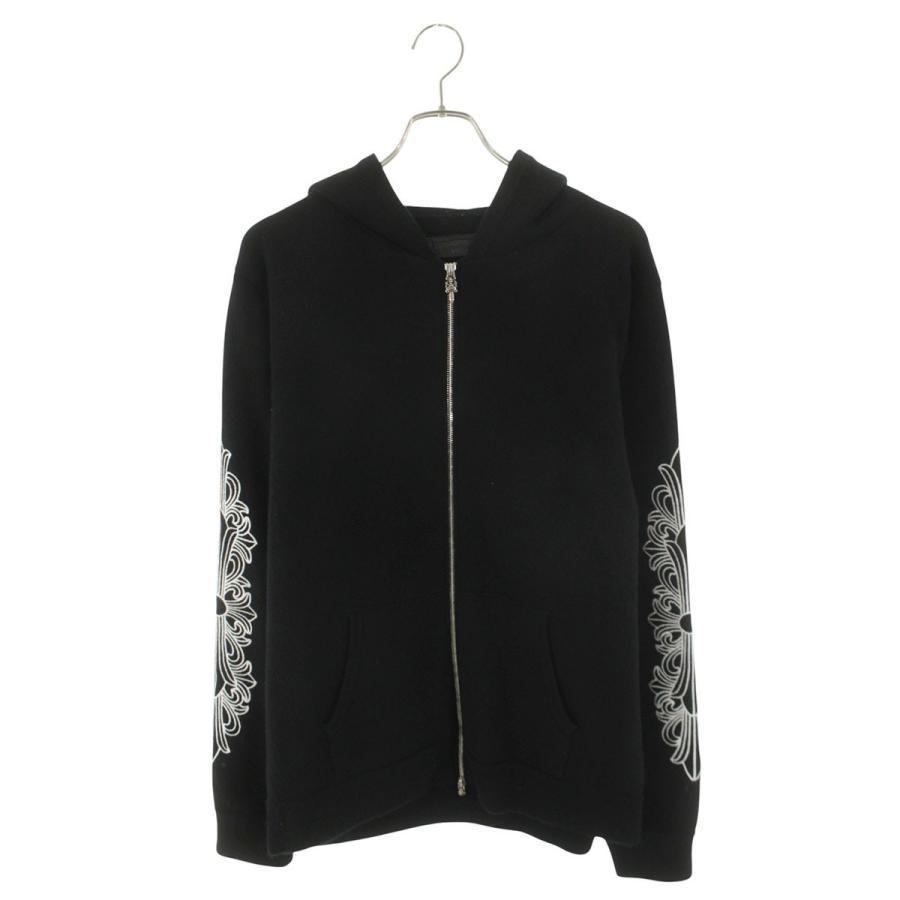 CHROME HEARTS クロムハーツ ジップパーカー CHROME HEARTS（クロムハーツ） サイズ:L LIFE SENTENCE HD ZIP 袖