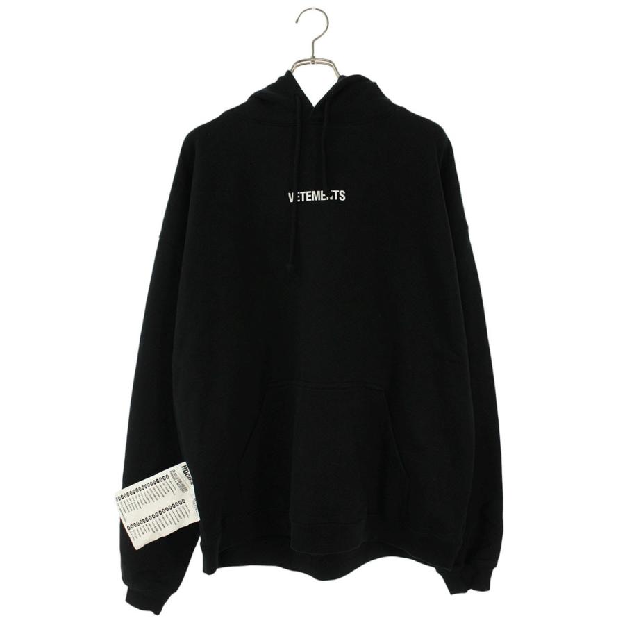 VETEMENTS（ヴェトモン） パーカー サイズ:S 22SS UE52TR380B ロゴ 