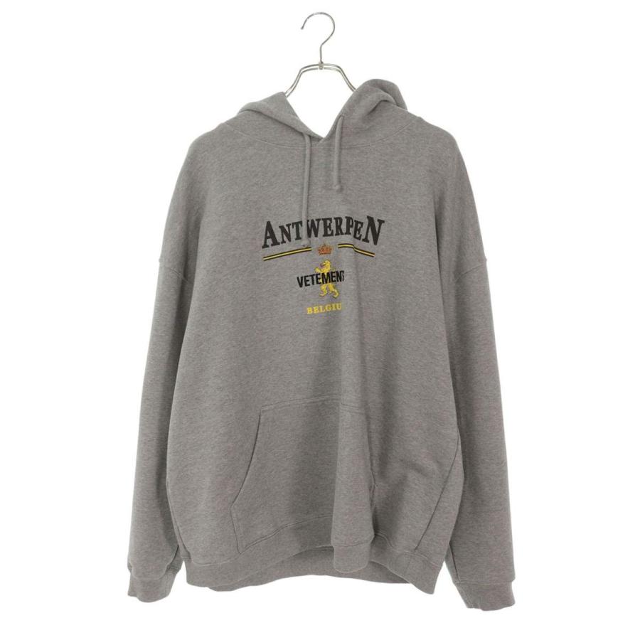 ヴェトモン  UE51TR440G アントワープ ロゴ刺繍パーカー メンズ M VETEMENTS（ヴェトモン） サイズ:M UE51TR440G アントワープ ロゴ刺繍