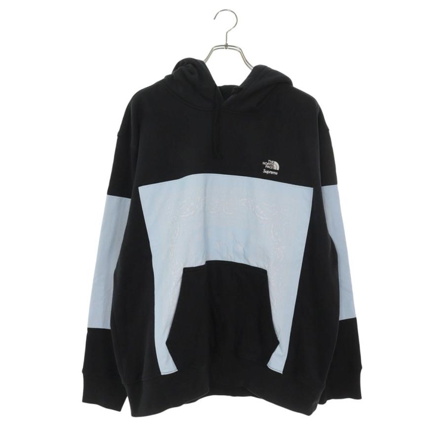 シュプリーム ×ノースフェイス THE NORTH FACE  22SS  Bamdana Hooded Sweatshirt バンダナフーデッドパーカー メンズ L Supreme（シュプリーム） パーカー ノースフェイス サイズ:L 22SS