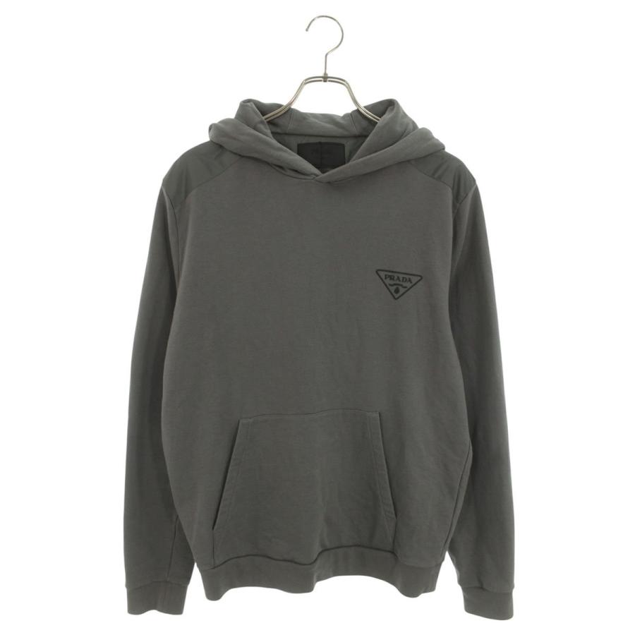 PRADA（プラダ） サイズ:XL UJL20A ラバーロゴプリントナイロン切替