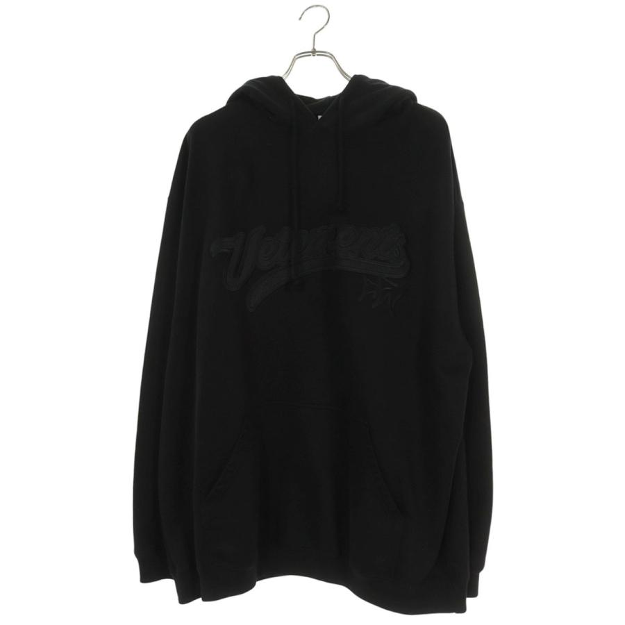 ヴェトモン  UAH21TR541 ロゴ刺繍パーカー メンズ M VETEMENTS（ヴェトモン） サイズ:M UAH21TR541 ロゴ刺繍パーカー 中古
