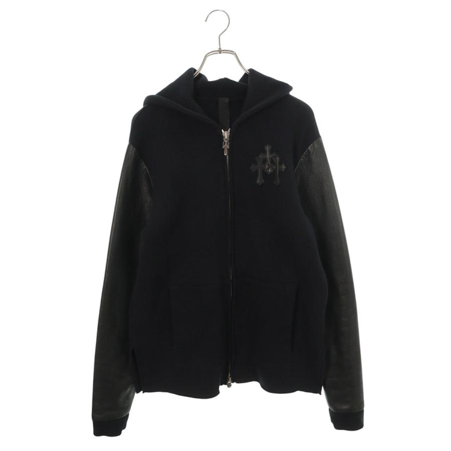 CHROME HEARTS（クロムハーツ） サイズ:M Y NOT 袖レザー切り替え