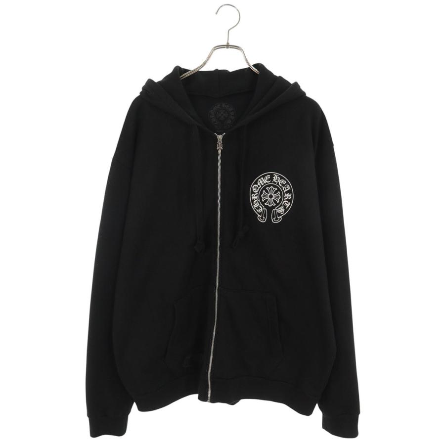 クロムハーツ  SWTSHRT HD ZIP LTD 大阪限定バックホースシュープリントジップパーカー メンズ L CHROME HEARTS（クロムハーツ） サイズ:L SWTSHRT HD ZIP LTD 大阪限定