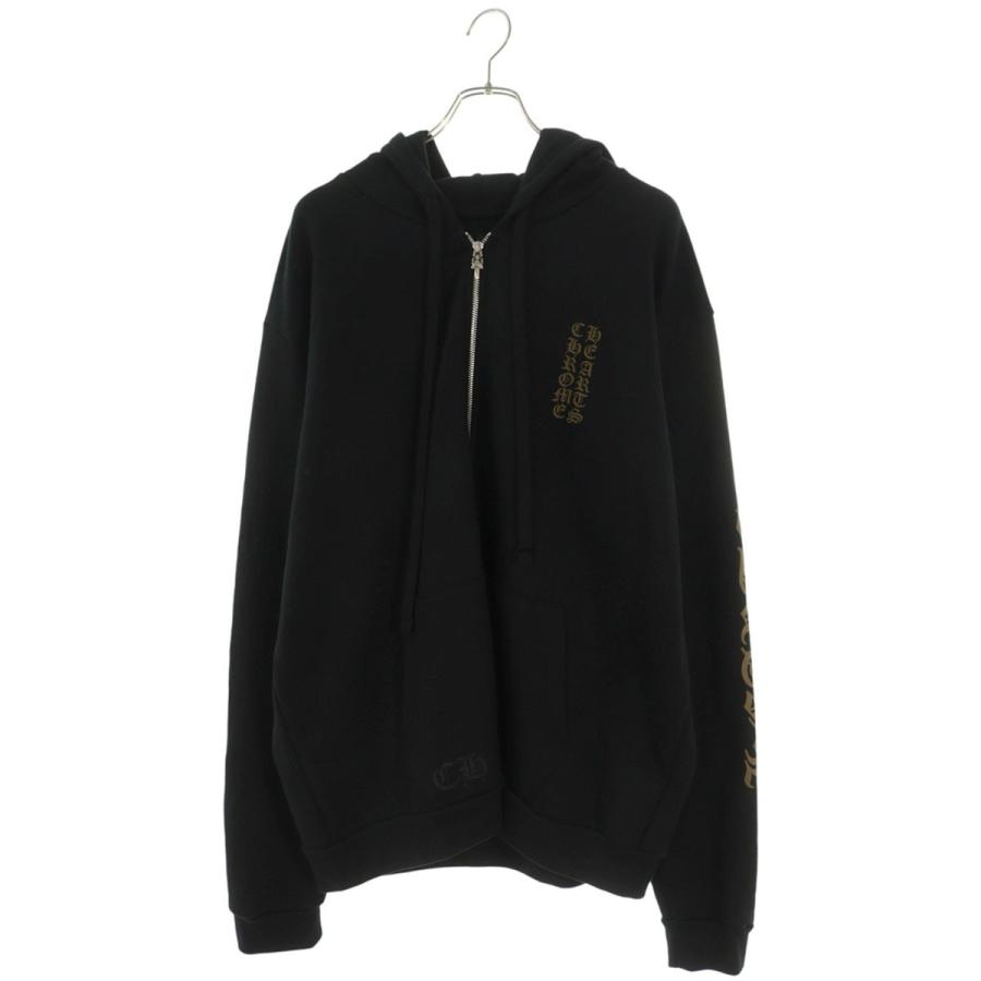 CHROME HEARTS（クロムハーツ） サイズ:L SWTSHRT HD ZIP アームロゴ