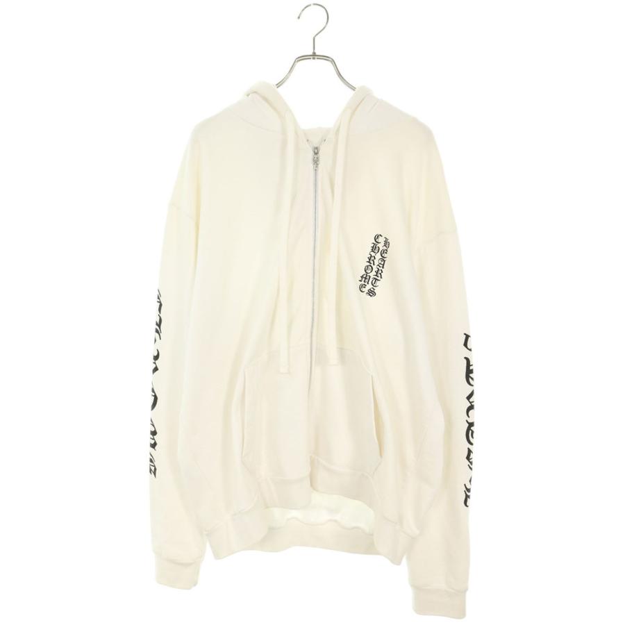 CHROME HEARTS（クロムハーツ） サイズ:L SWTSHRT HD ZIP アームロゴ