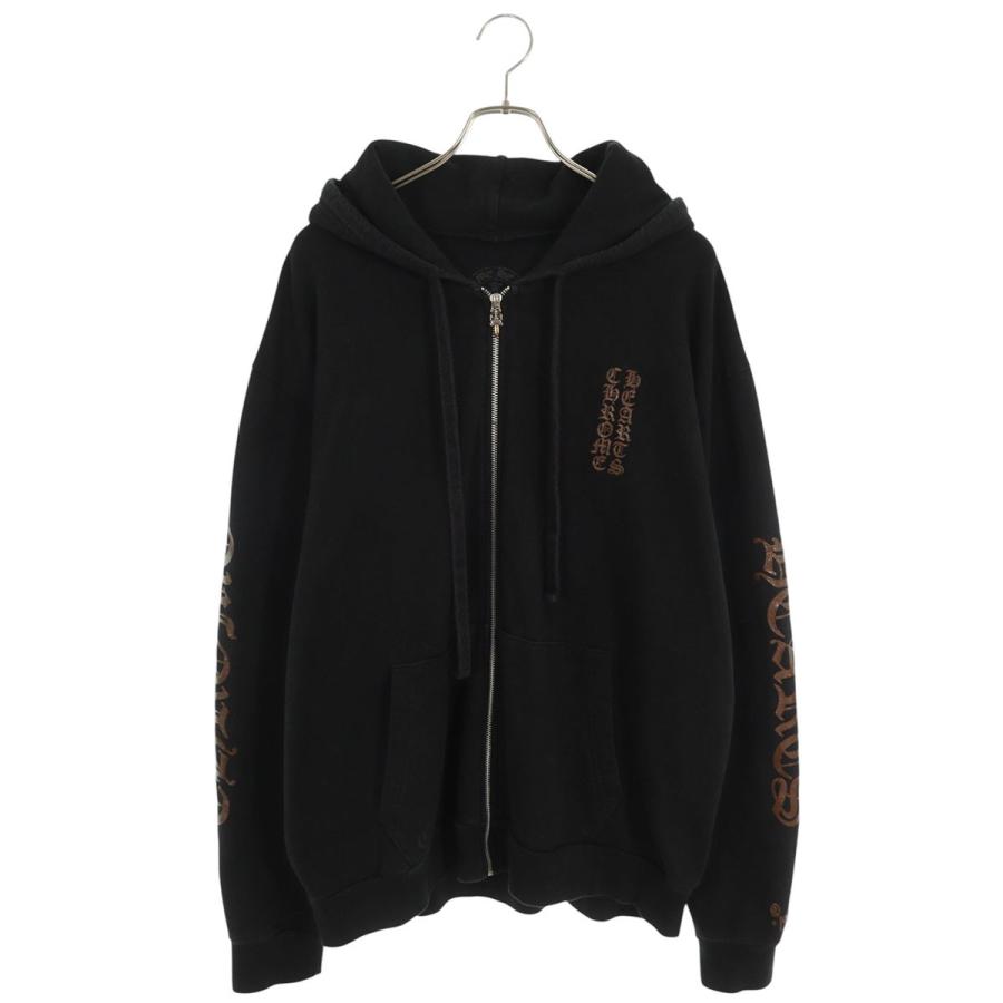 CHROME HEARTS（クロムハーツ） サイズ:L SWTSHRT HD ZIP 袖ロゴ