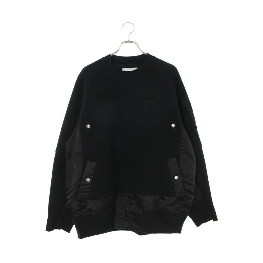 サカイ Sacai 22AW Nylon Twill x Sponge Sweat Pullover 22-02864M サイズ:3 ナイロン