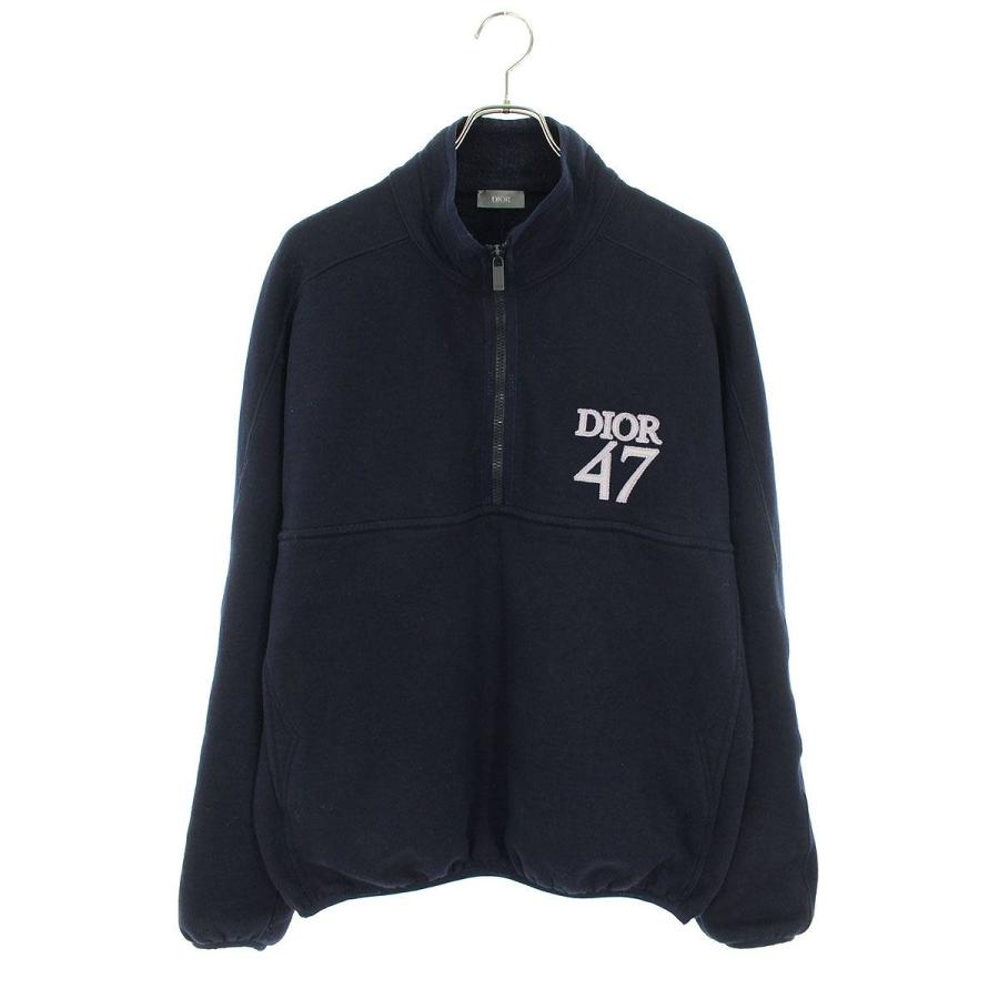 ディオール スウェット 24SS サイズ:M ハーフジップロゴ刺繍レギュラー 