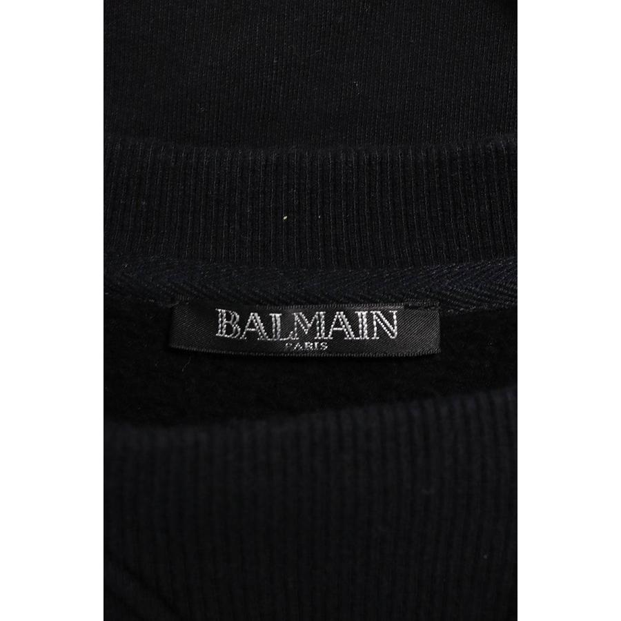 バルマン BALMAIN W8H6279I350 サイズ:S ロゴプリントスウェット 中古 BS99｜rinkan｜03