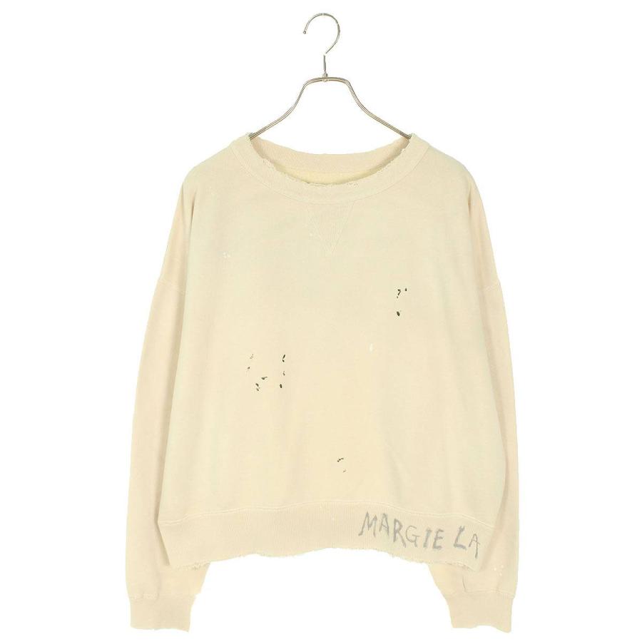 メゾンマルジェラ スウェット 24SS サイズ:S ペンキクラッシュ 