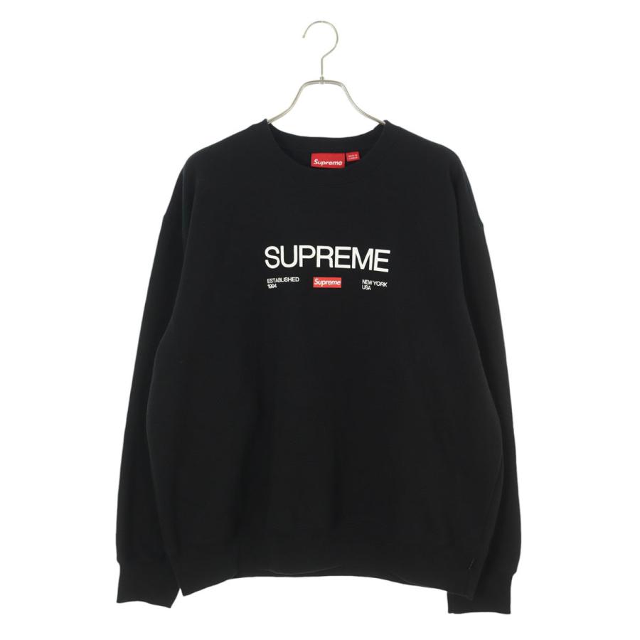 シュプリーム SUPREME 24SS Established Crewneck サイズ:L エスタ 