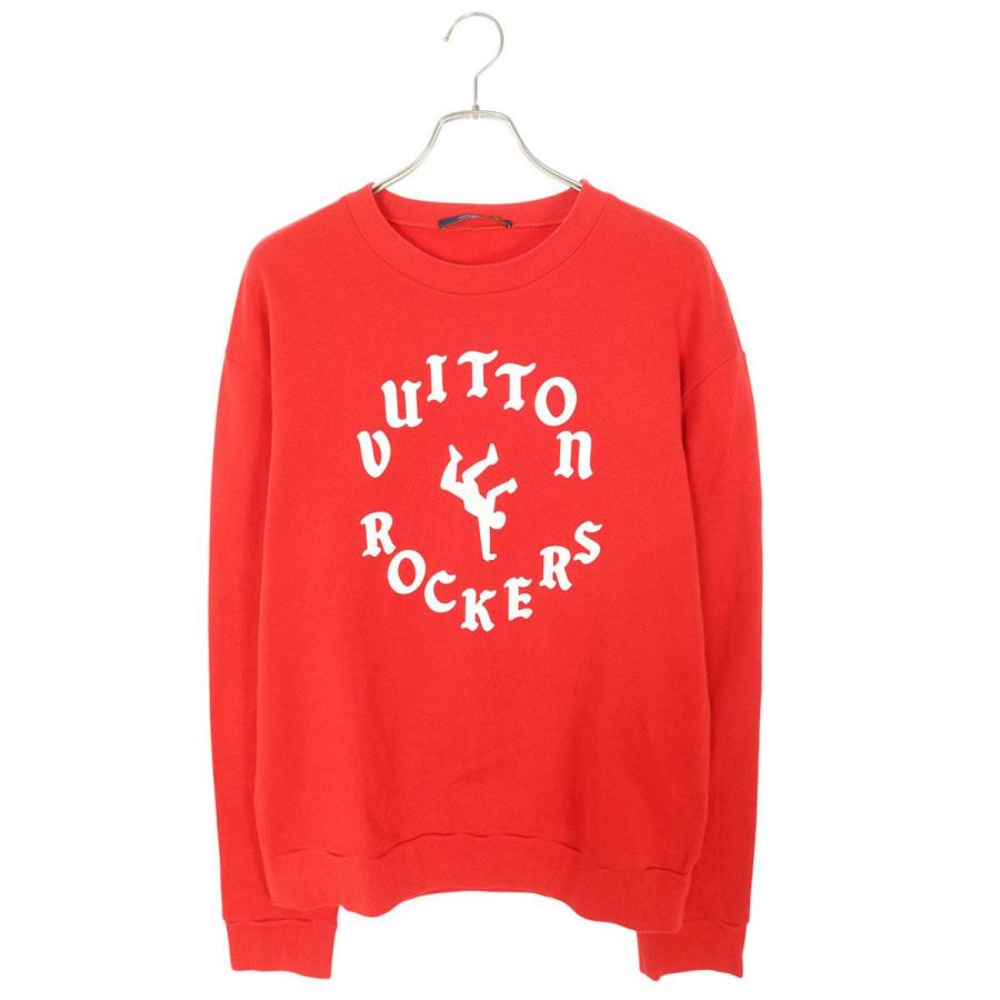 ルイヴィトン ロッカーズ クルーネック スウェット バックLVロゴ L